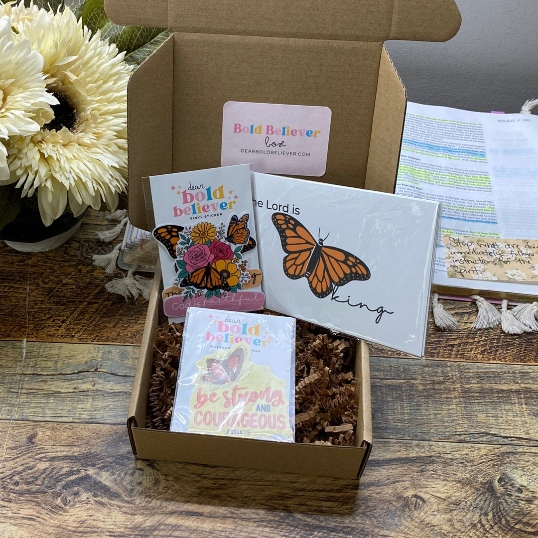Bold Believer Box Monthly - Christian Stationery Subscription