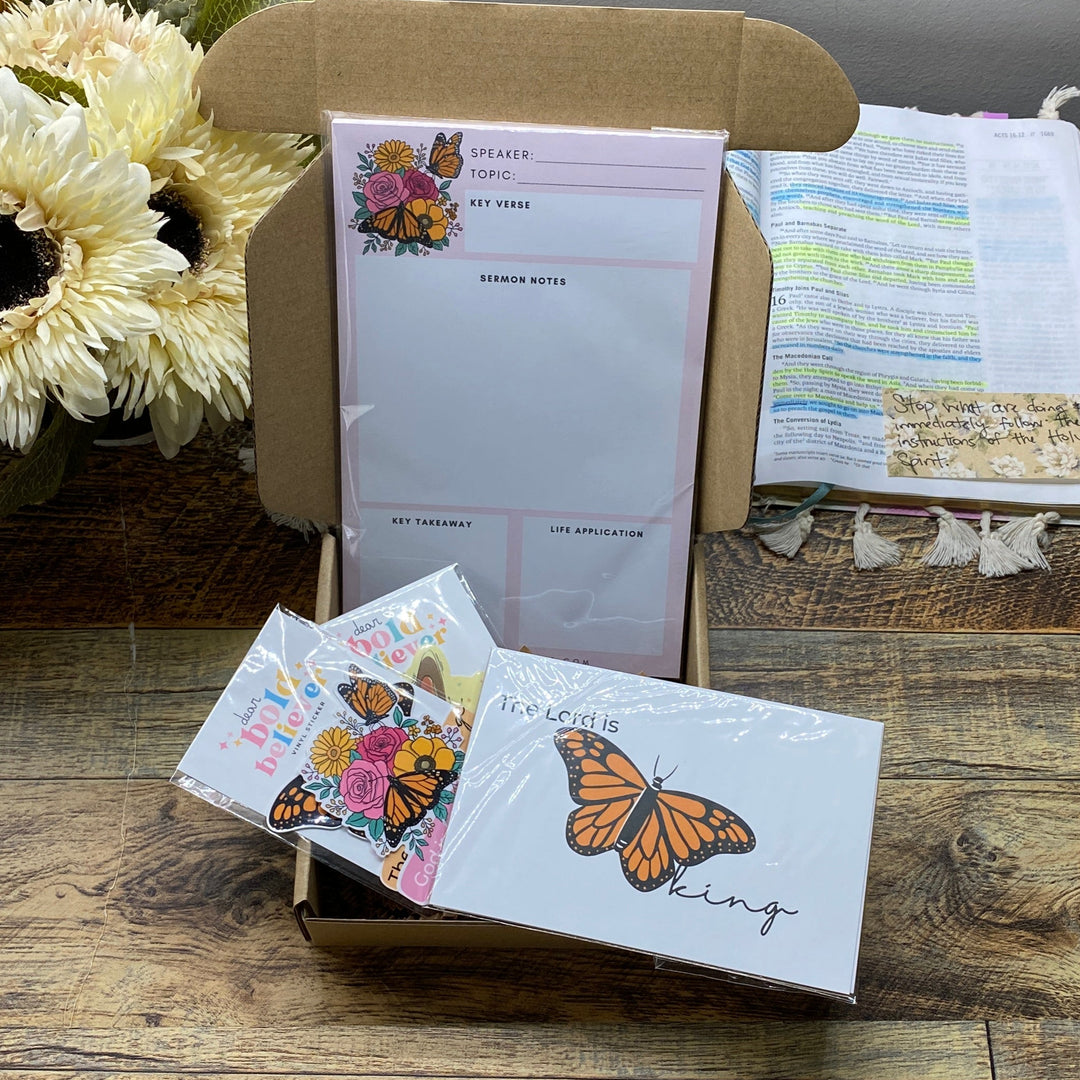 Bold Believer Box Monthly - Christian Stationery Subscription