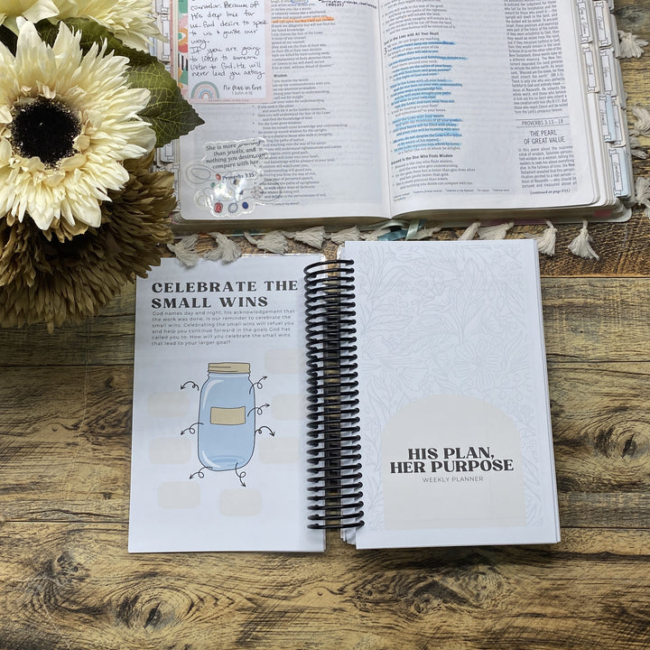 His Plan, Her Purpose Planner & Workbook
