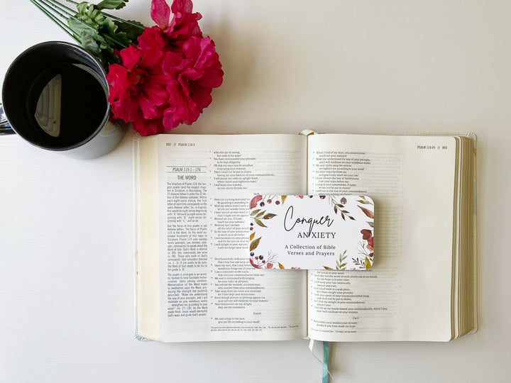 Anxiety Bible Verse and Prayer Card Set