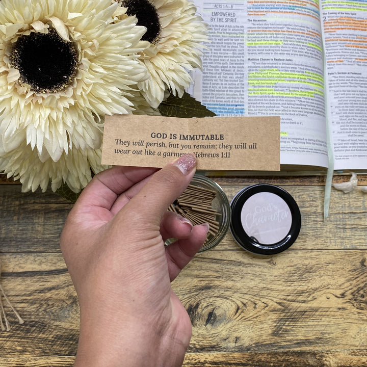 God's Character Bible Verses in a Jar