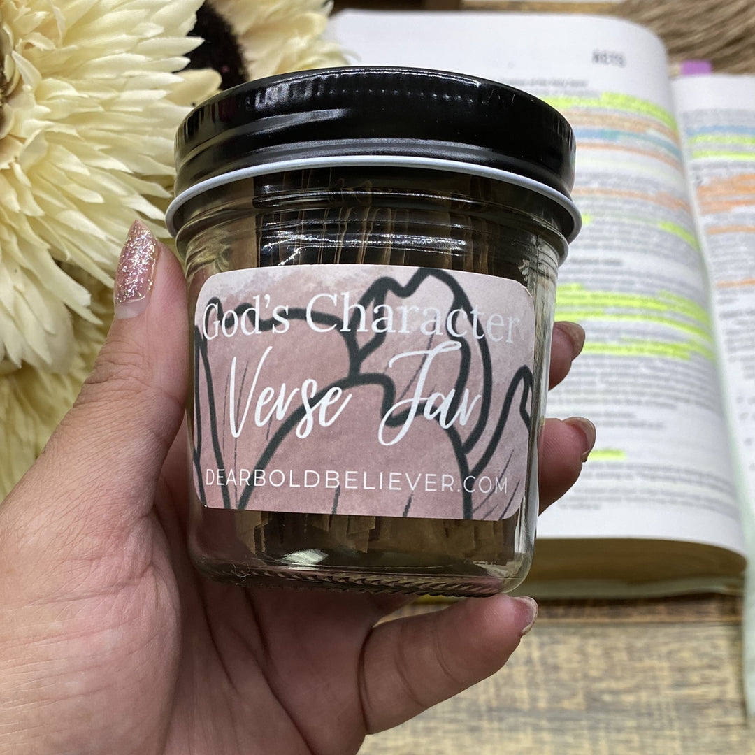 God's Character Bible Verses in a Jar