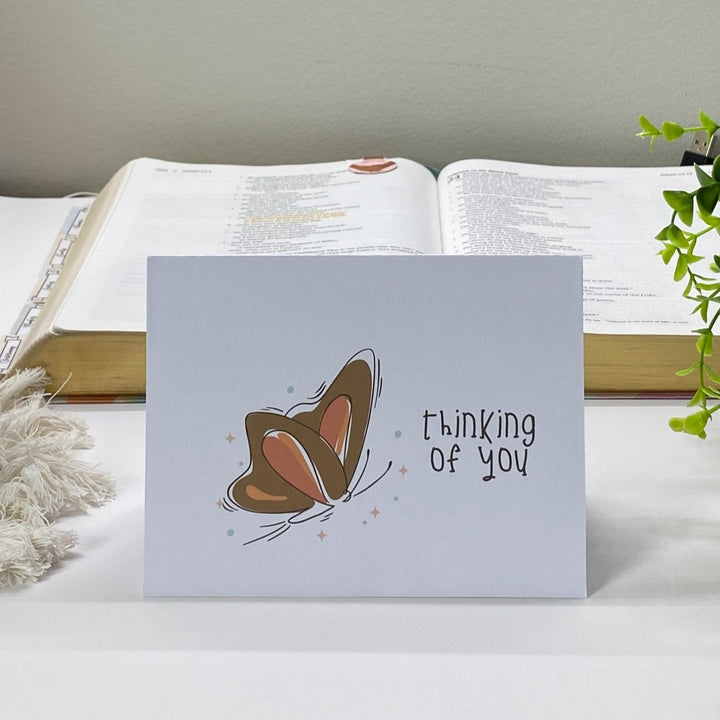 Thinking of You Butterfly Greeting Card