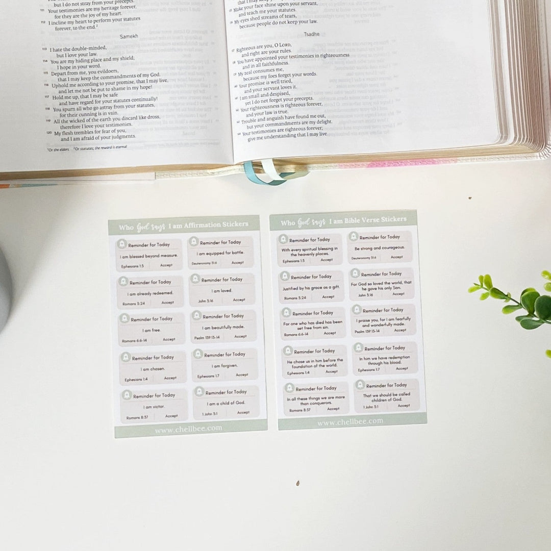 Daily Bible Reminders Stickers
