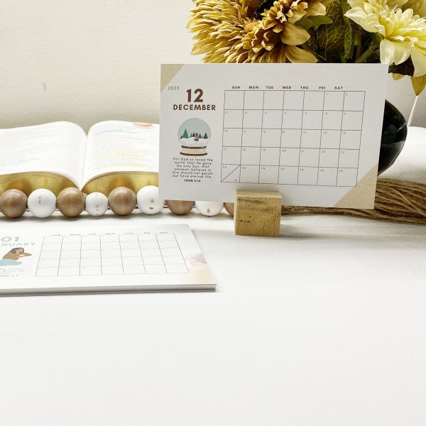 2023 Bible Verse Desk Calendar