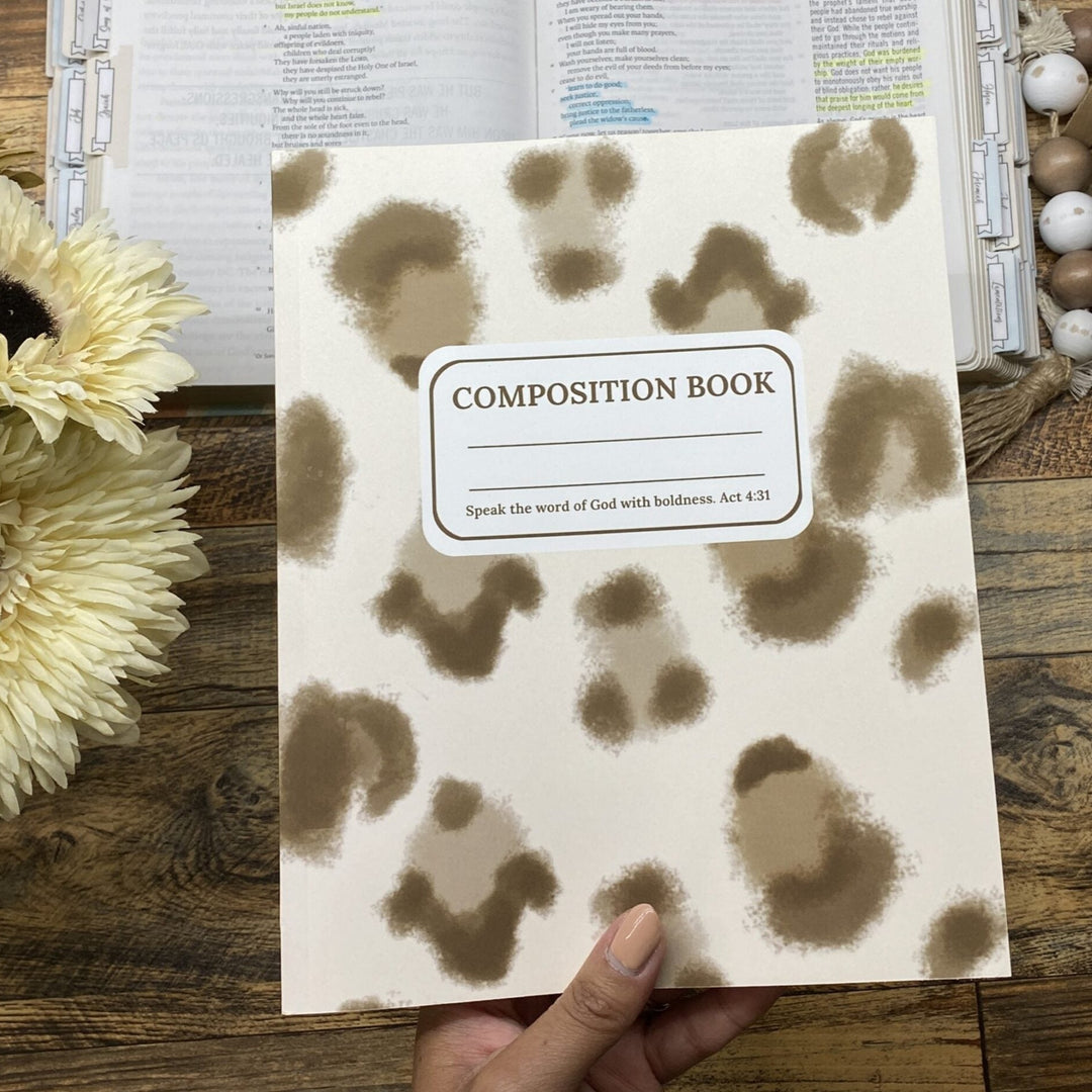Dotted Composition Journal for Christians: A Journal for Your Daily Reflections